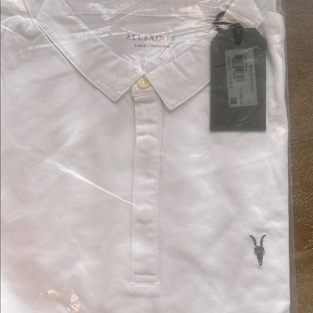 All Saints White Men's Shirt